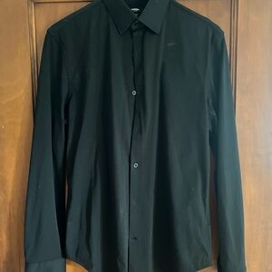 Express Classic Black Dress Shirt